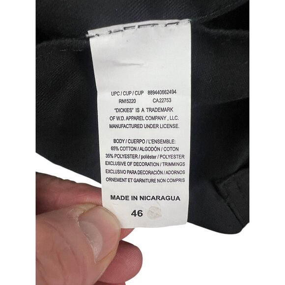 Dickies Men's Cargo Shorts 46 Black Cotton Blend Utility NWT Outdoor Trails - Picture 4 of 16